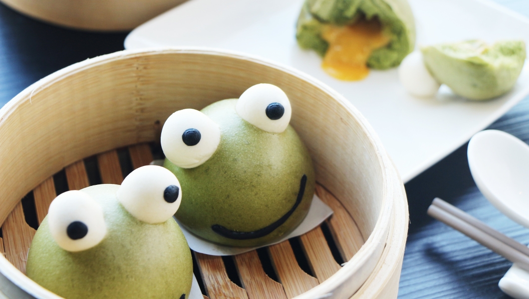 蛙力抹茶黃金流沙包